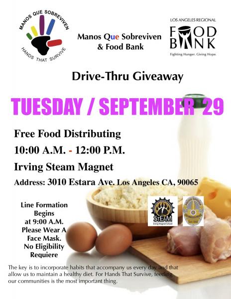 Drive Thru Food Bank Giveaway Chirp La 